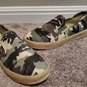 Women's Esprit Erika Espadrille Slip-On Shoes CAMO
